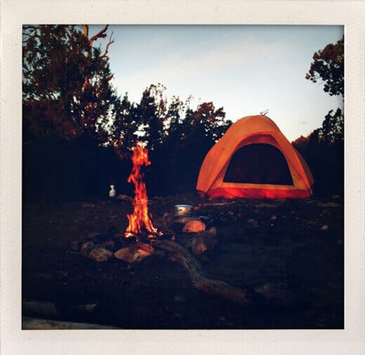 Camping at Jacks Canyon