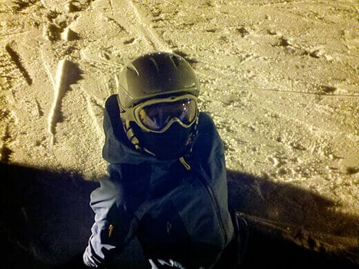 Night skiing at Squaw