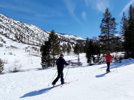 Cross-country skiing at Rock Creek