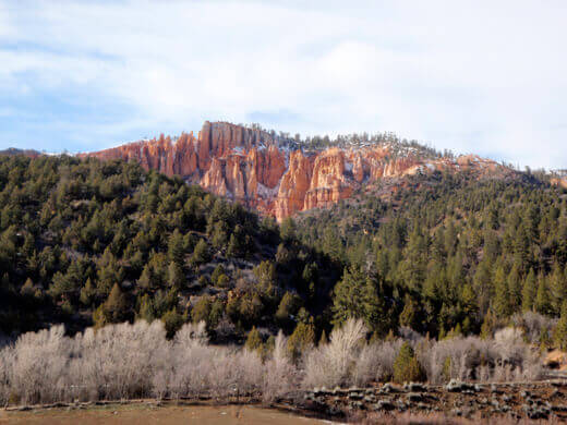 Sandstone monuments of Bryce Canyon