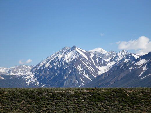 Views of the Eastern Sierra Nevada