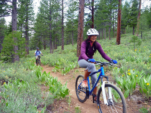 Pedaling 8 miles along the Commemorative Emigrant Trail