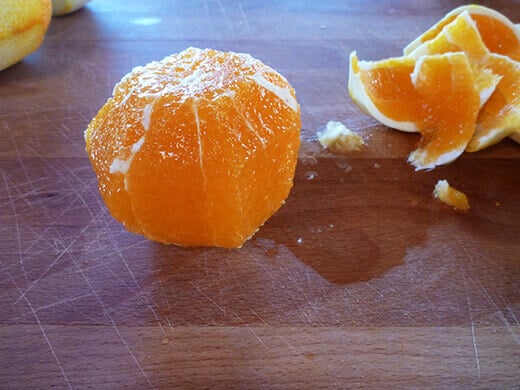 Slice off the pith