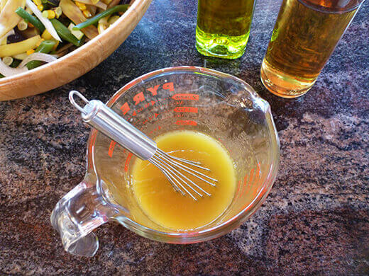 Whisk together the dressing