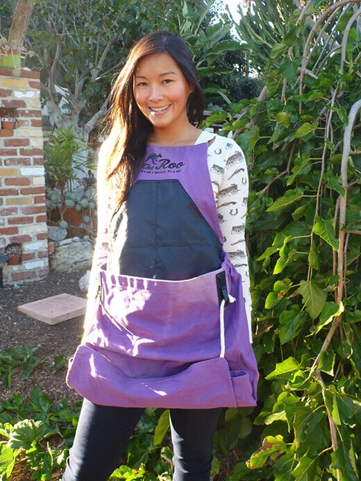 Wearing the Roo apron