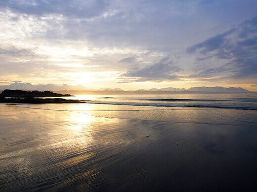 Sunrise in the Pacific Rim National Park Preserve