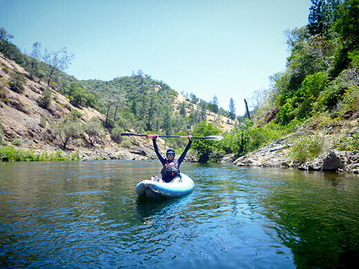 Paddling the Chili Bar Run on the South Fork American River
