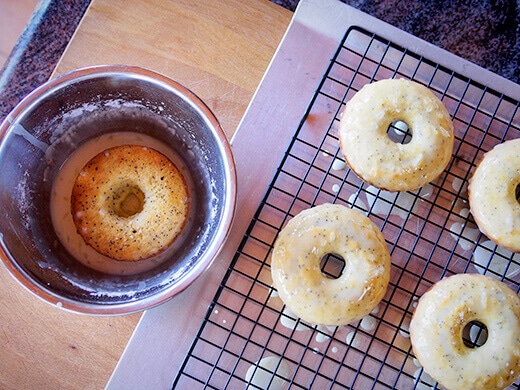 Dip (or double-dip!) your donuts in the glaze