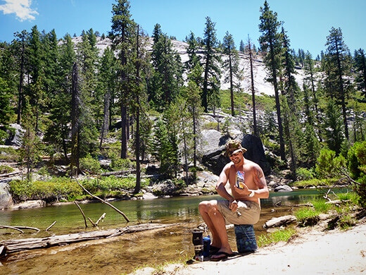 Lunch on the Merced River