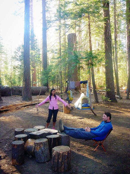 Little Yosemite Valley campsite