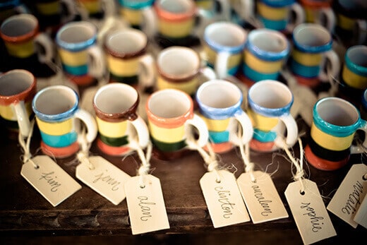 Tequila cup favors