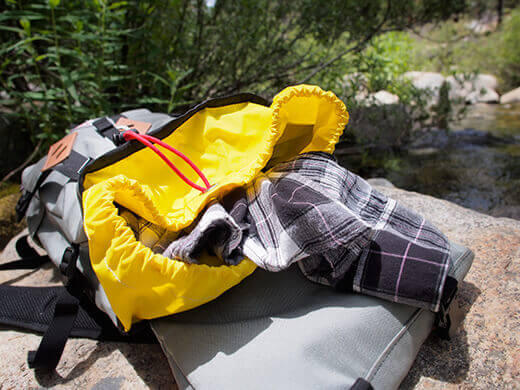 The Klettersack as a daypack