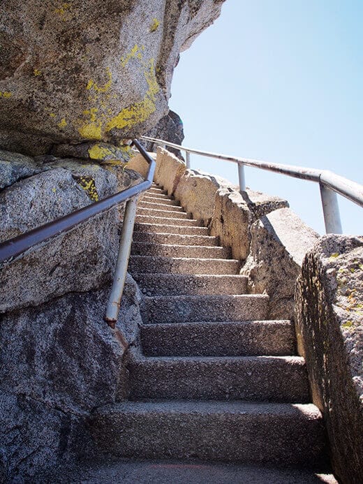 Staircase up Moro Rock