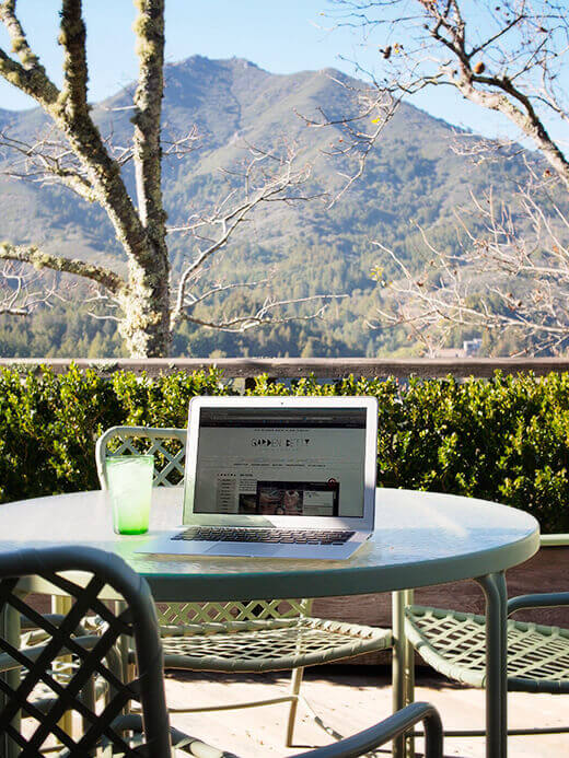 The office on Mount Tam