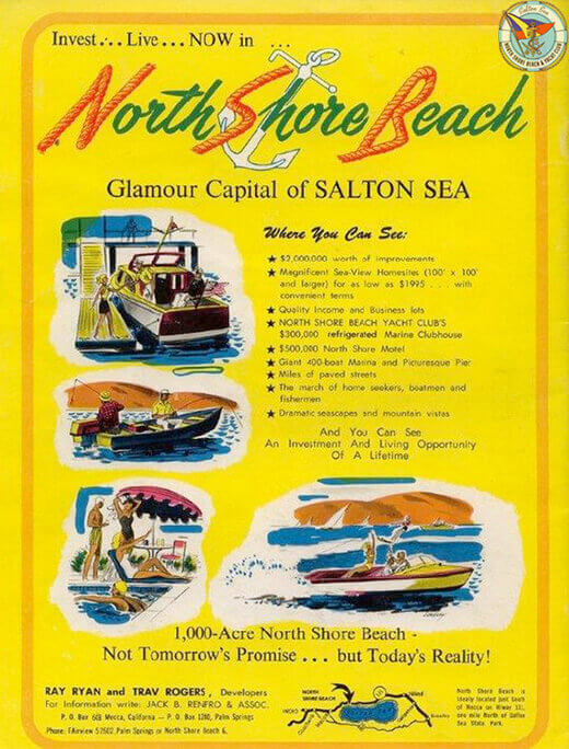 Vintage Salton Sea flyer