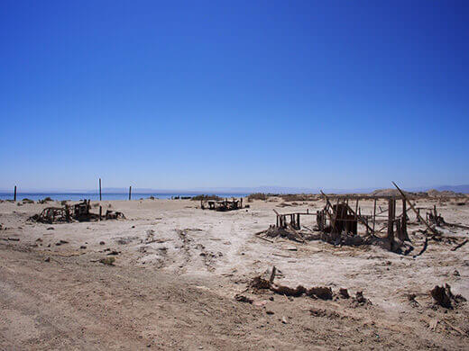 The remains of Bombay Beach