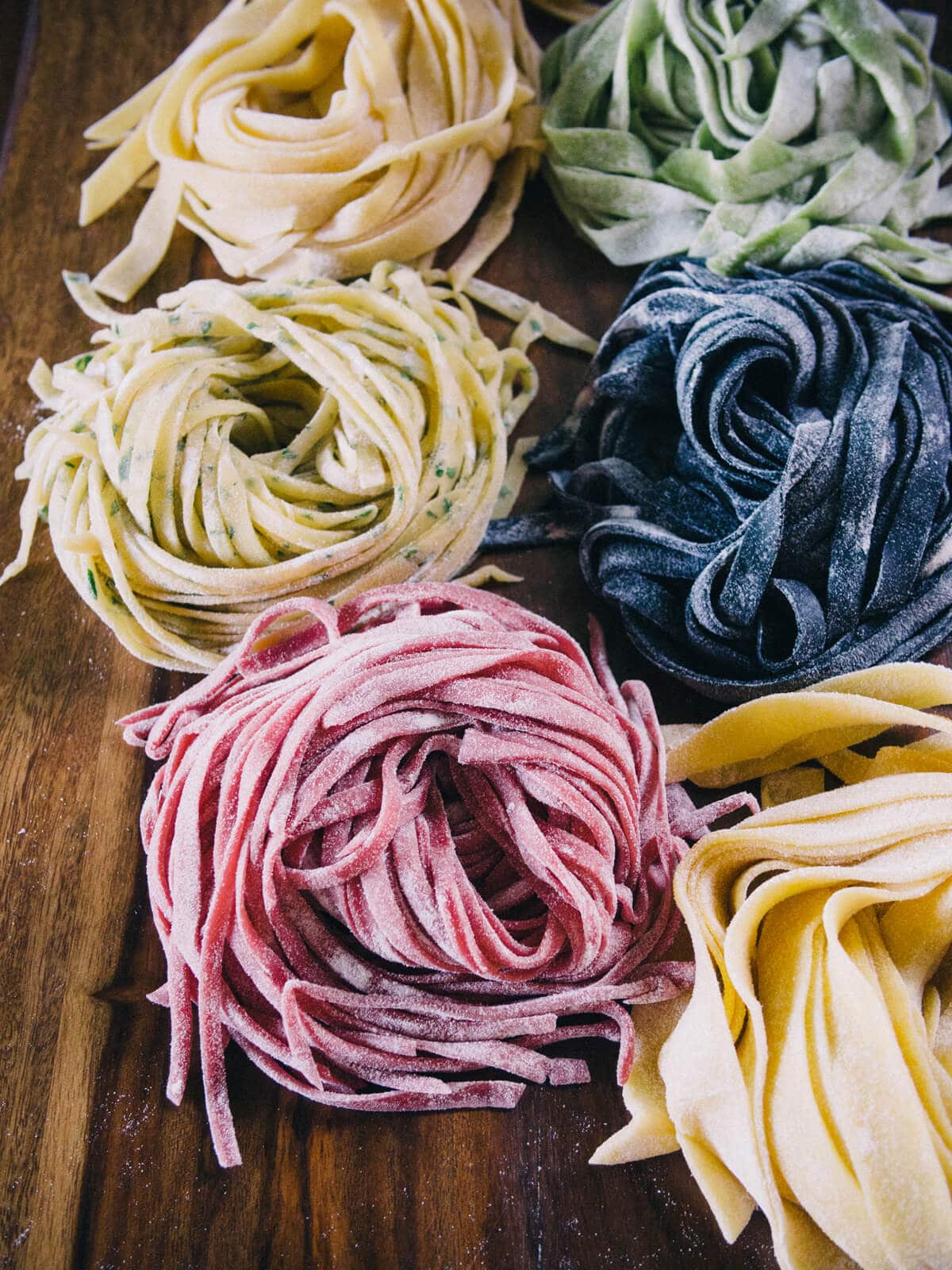 Easy 4-Ingredient Colorful Homemade Pasta—No Pasta Maker Needed – Garden  Betty
