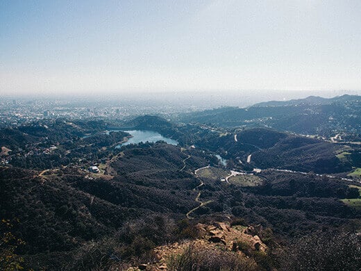 View of Hollywood Reservoir