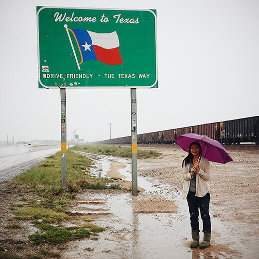 Texas stateline