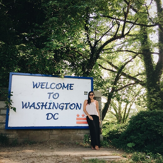 Washington, DC stateline