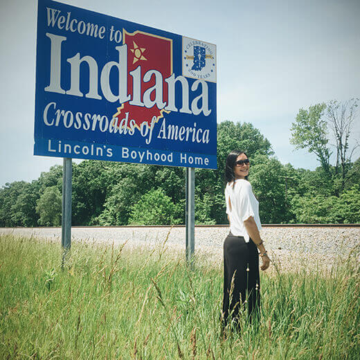 Indiana stateline