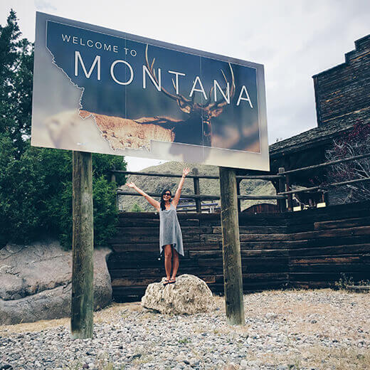 Montana stateline