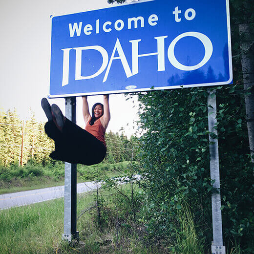 Idaho stateline