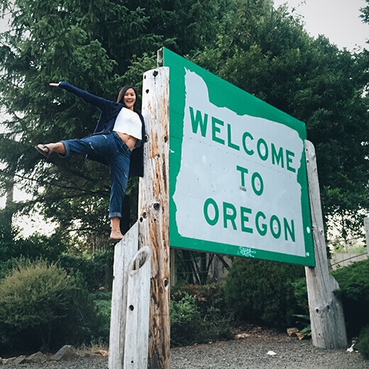 Oregon stateline