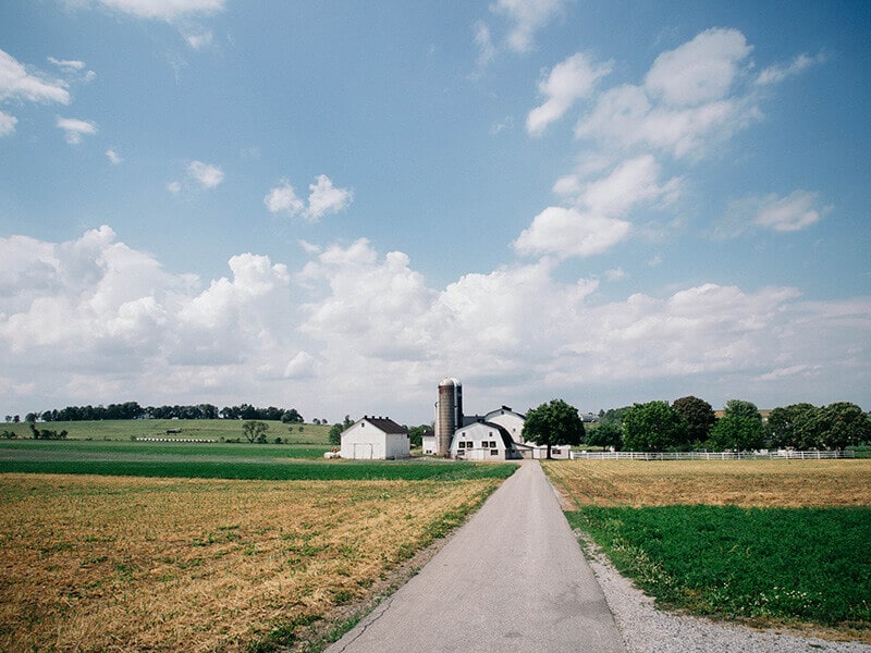 A farm in Pennsylvania Dutch Country