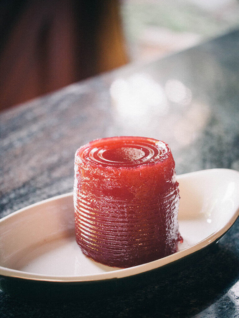 Homemade “Tin Can” Molded Cranberry Jelly
