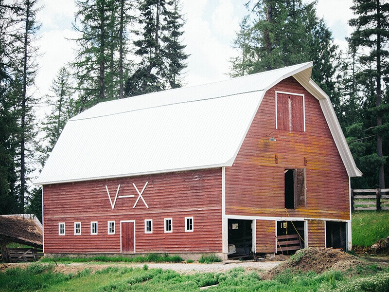 Why are barns traditionally red?