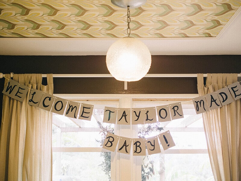 Our Southern California baby shower