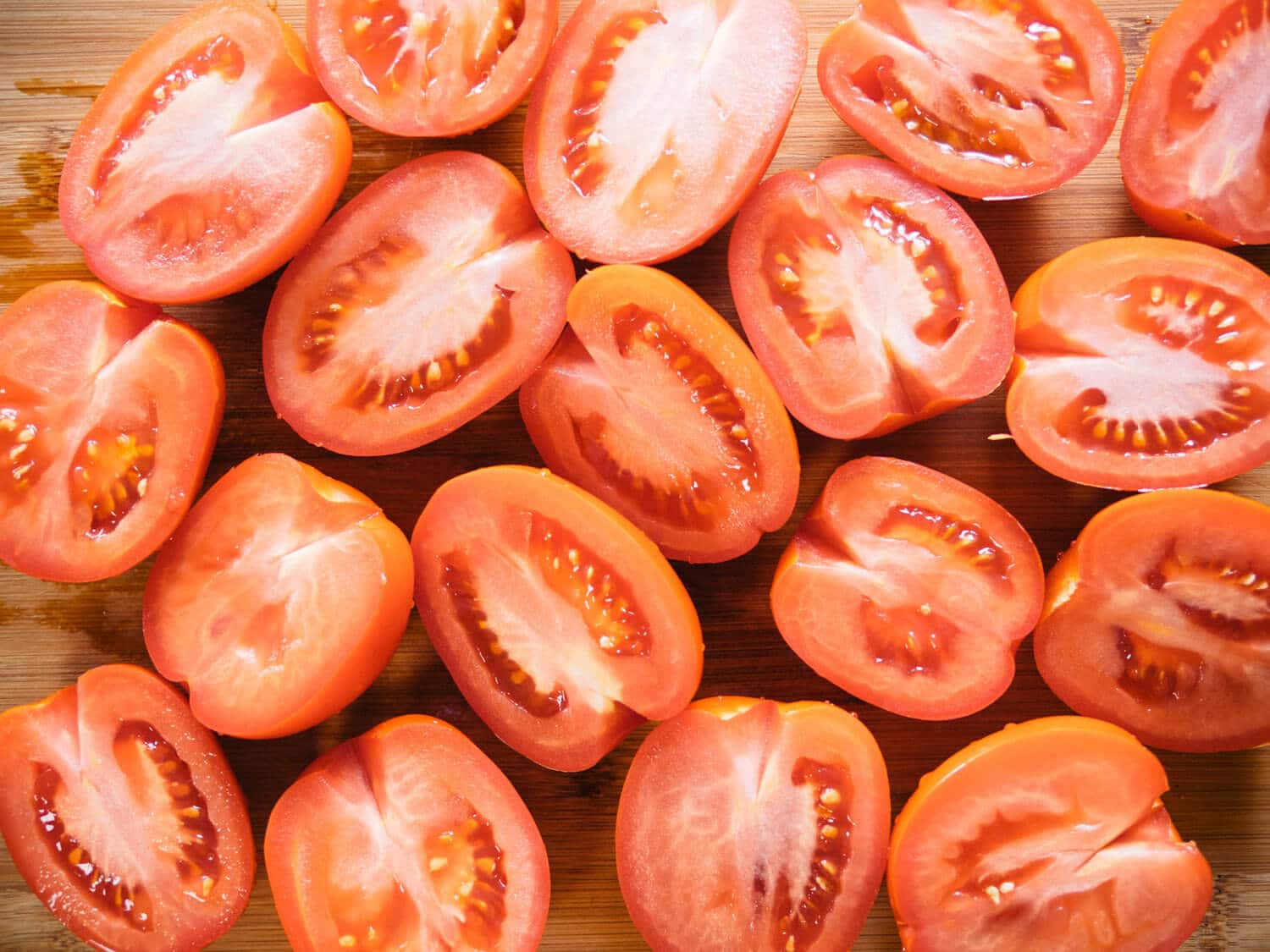 Fresh Roma tomatoes
