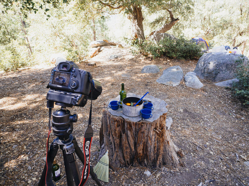 Shooting The New Camp Cookbook in Idyllwild, California