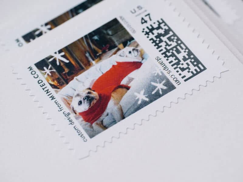 Custom postage stamps