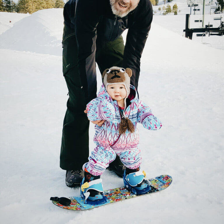 Teach a Kid to Snowboard (How We Did It With a 10-Month-Old Baby)