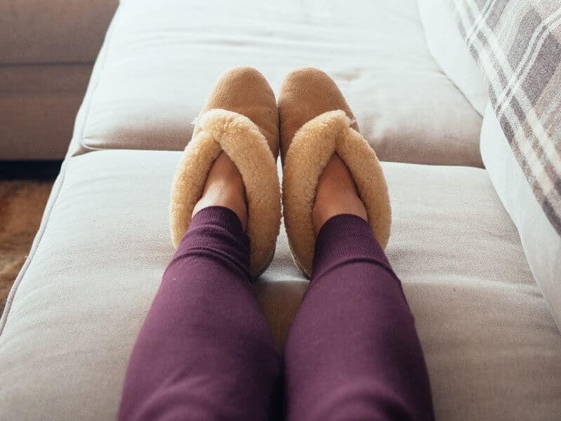 Slipping into fuzzy slippers