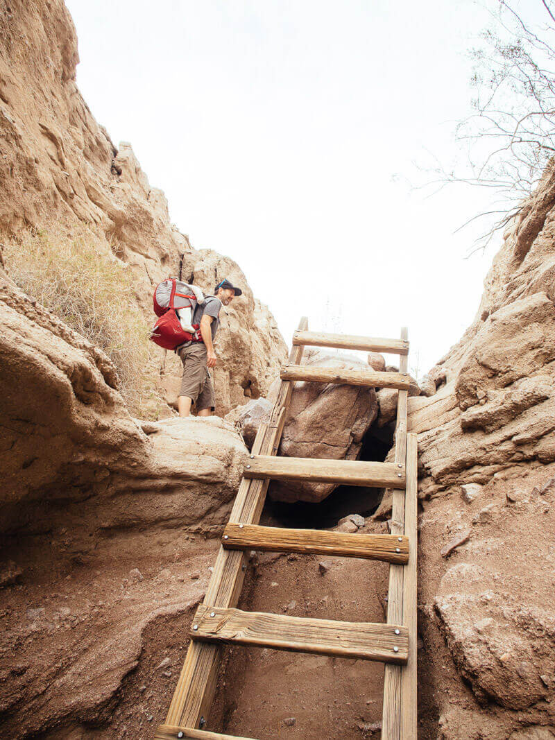 The fifth ladder we found on the Ladder Canyon Trail