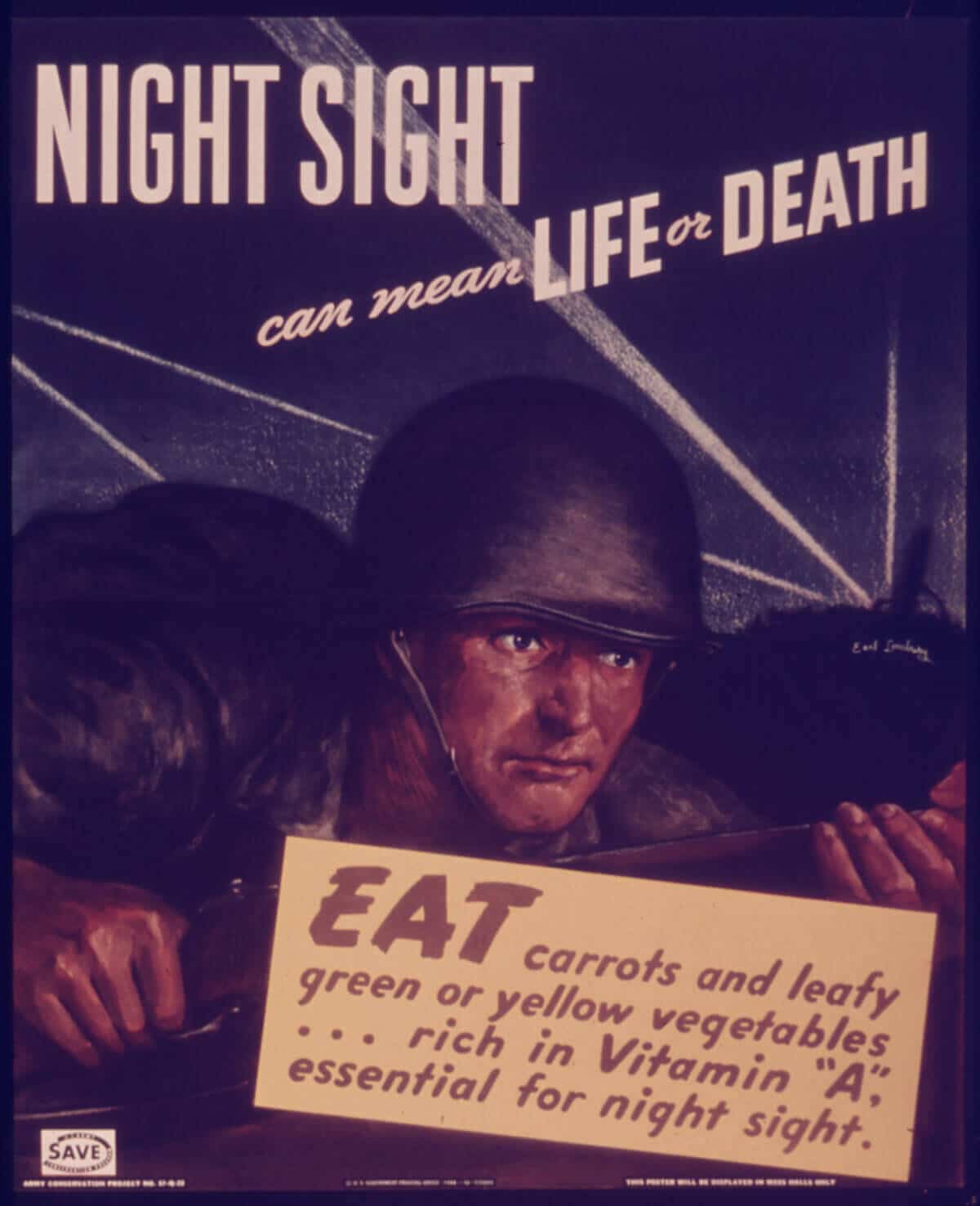 World War II British propaganda claimed carrots improve eyesight