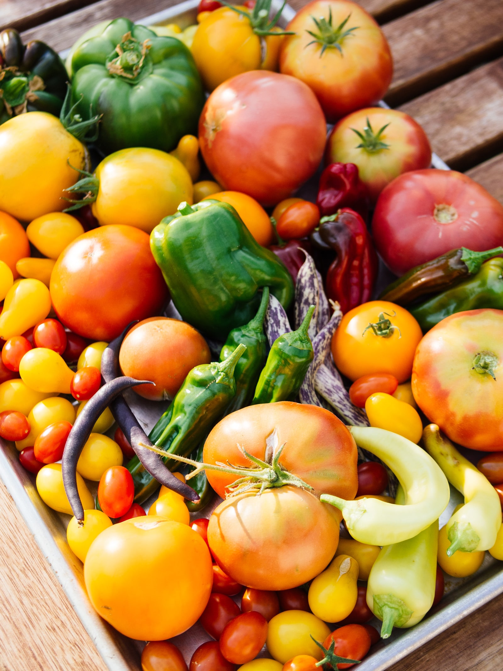 Harvest your remaining summer vegetables
