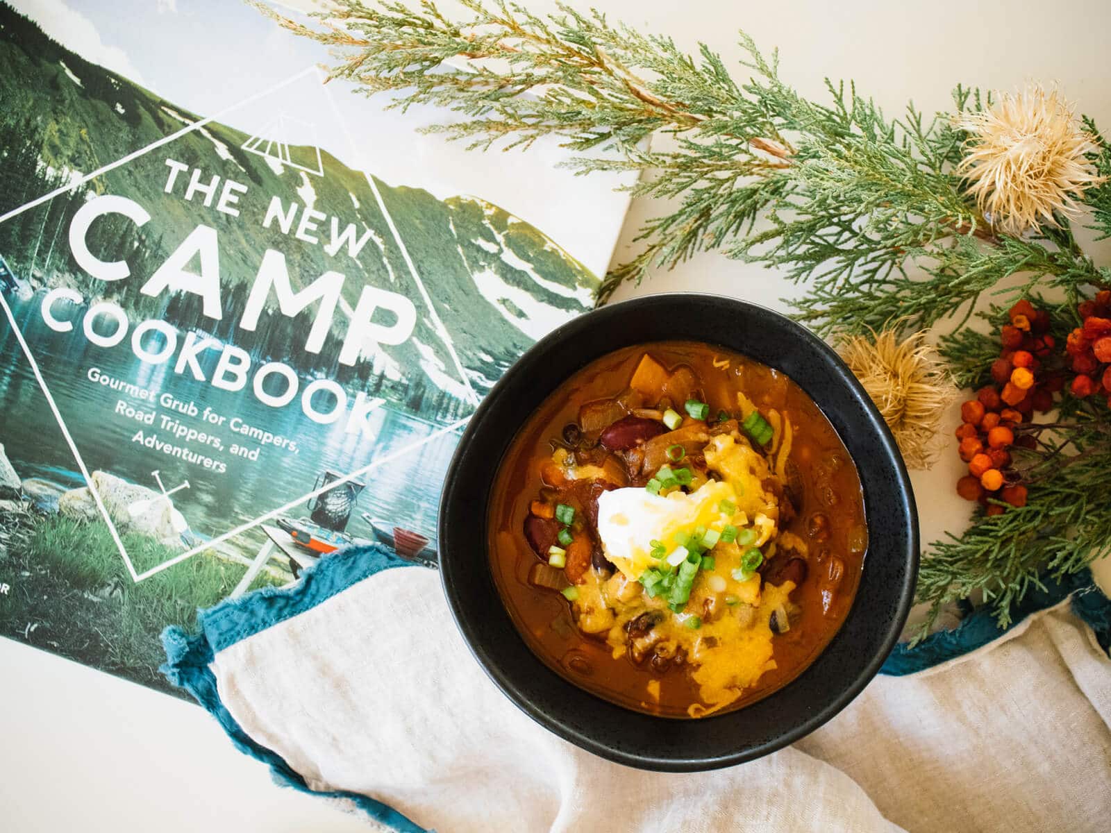 Five-alarm three-bean chili from The New Camp Cookbook