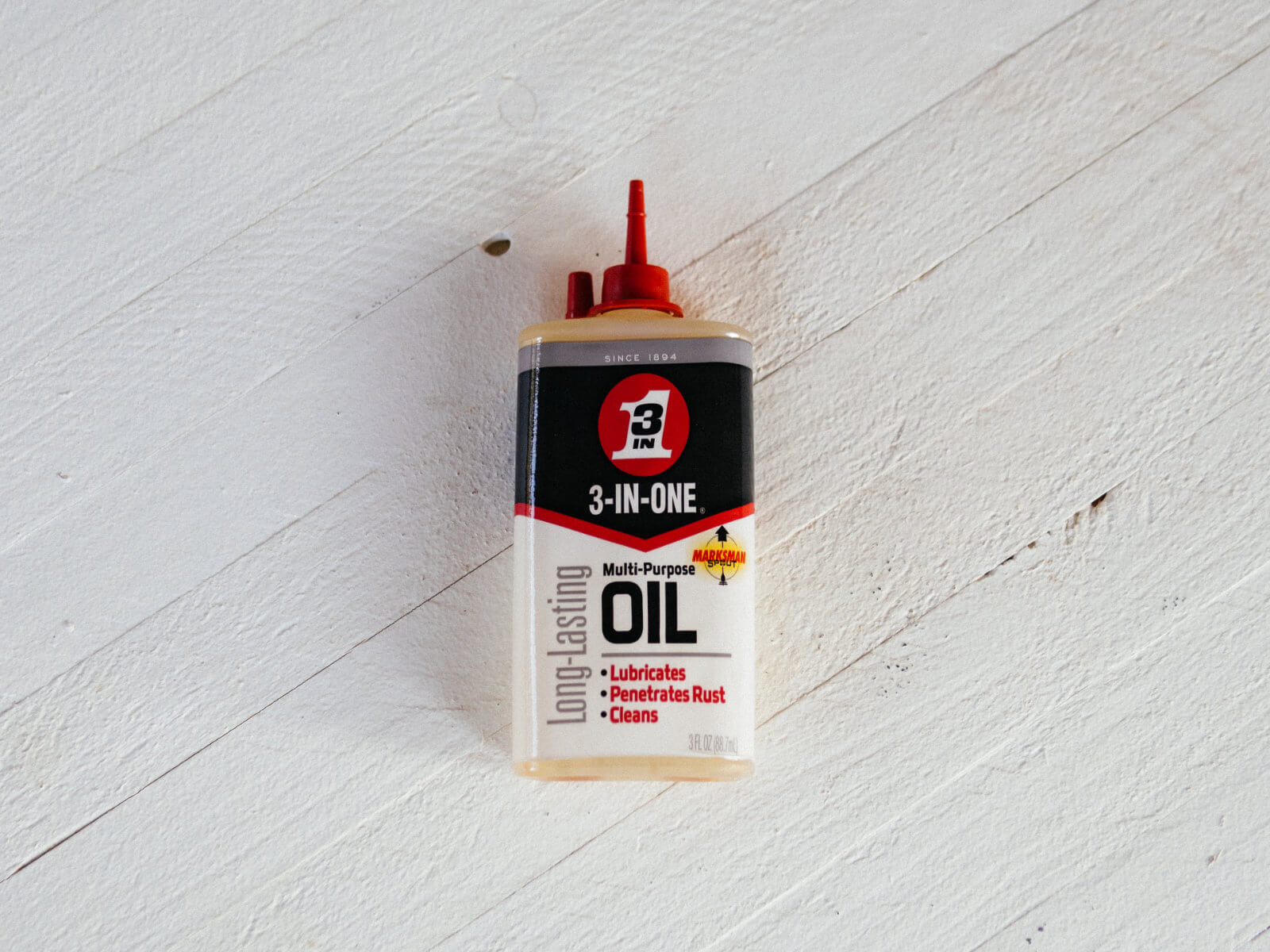 Keep 3-In-One Multi-Purpose Oil in your garden toolbox for general tool maintenance