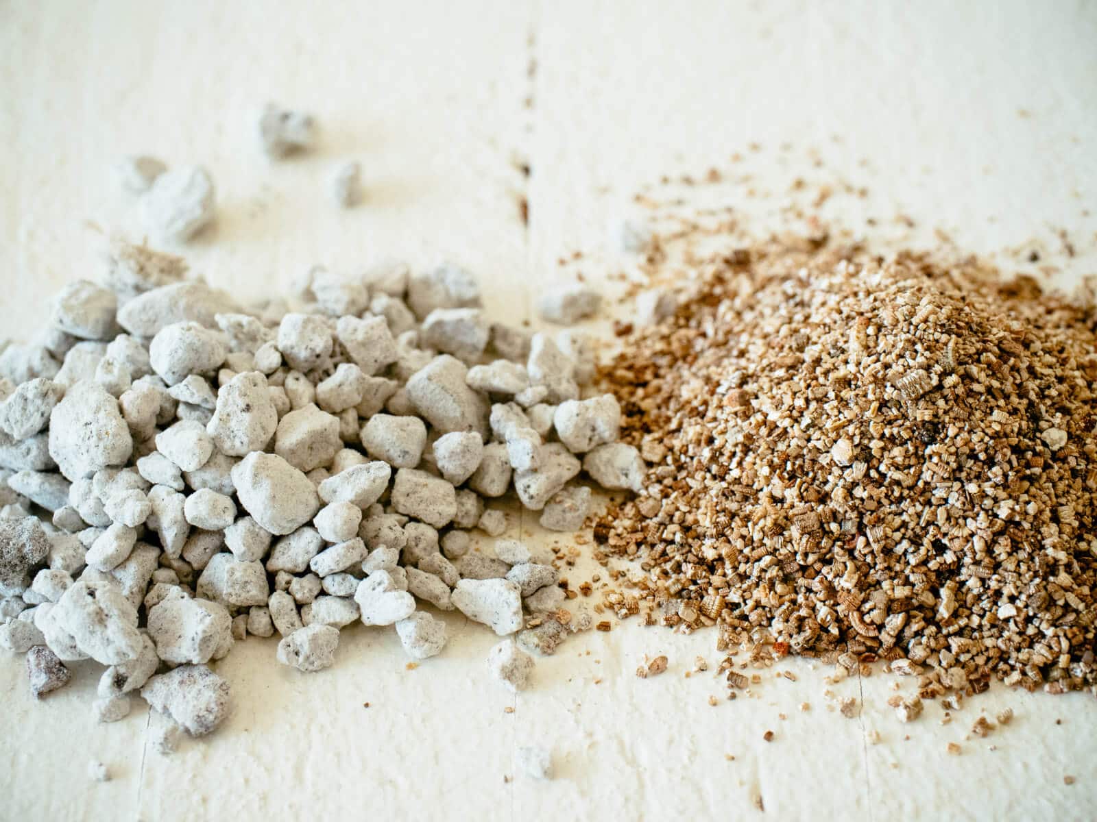 Perlite vs. vermiculite