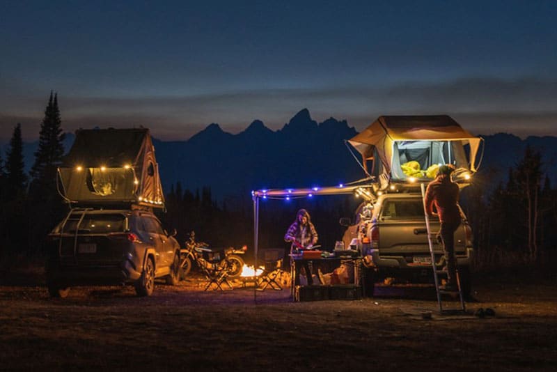 Luci LED solar string lights to light up your campsite