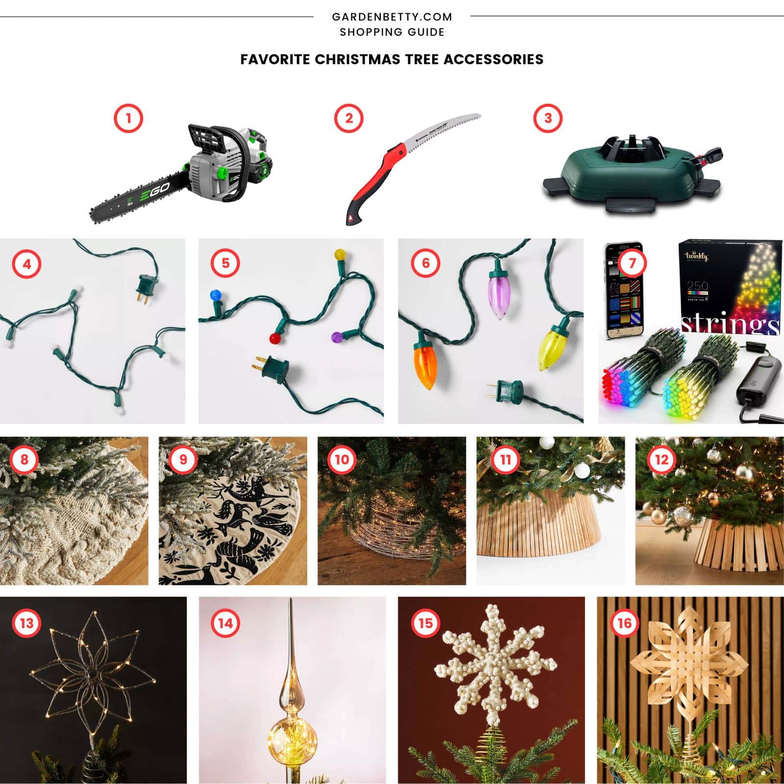 Shop Christmas tree accessories