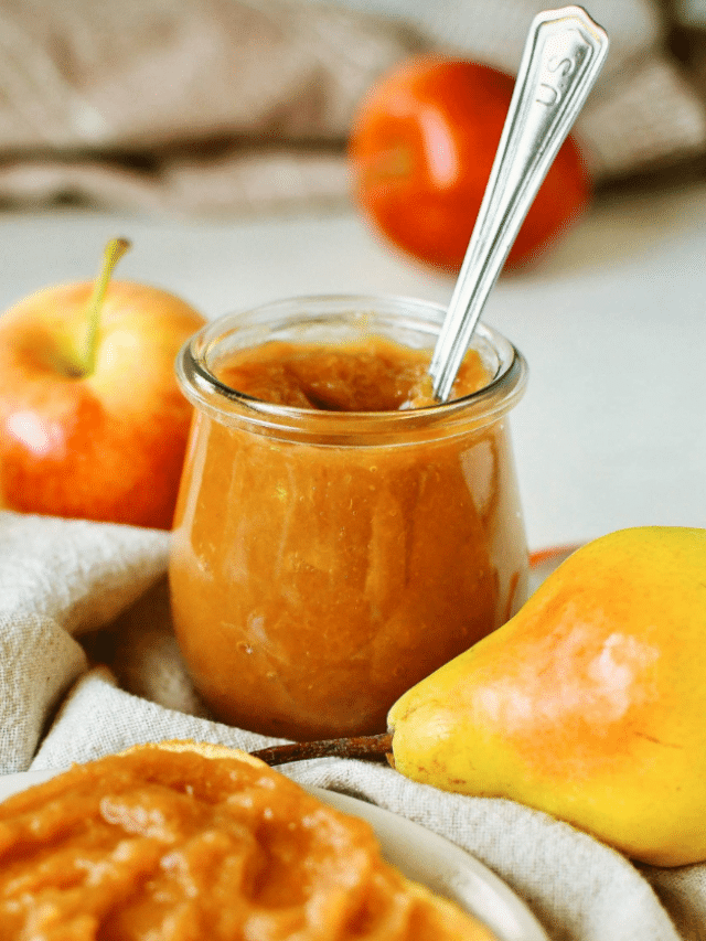 Easy Homemade Spiced Apple-Pear Butter