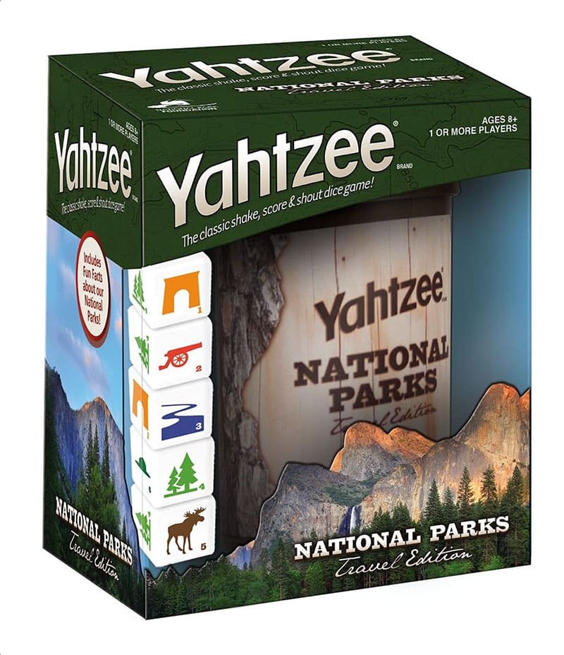 Yahtzee national parks travel edition