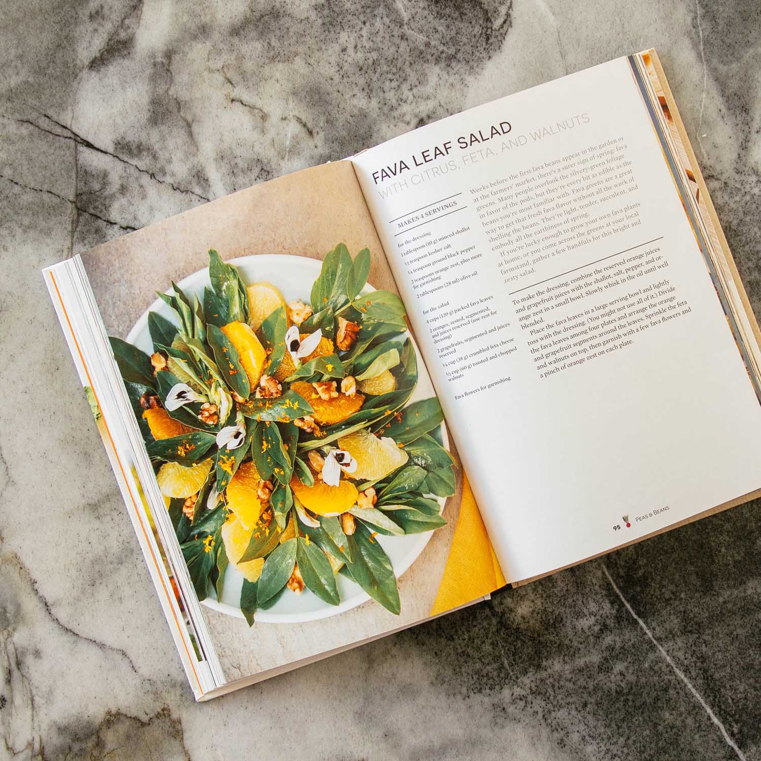 Recipe page inside The No-Waste Vegetable Cookbook
