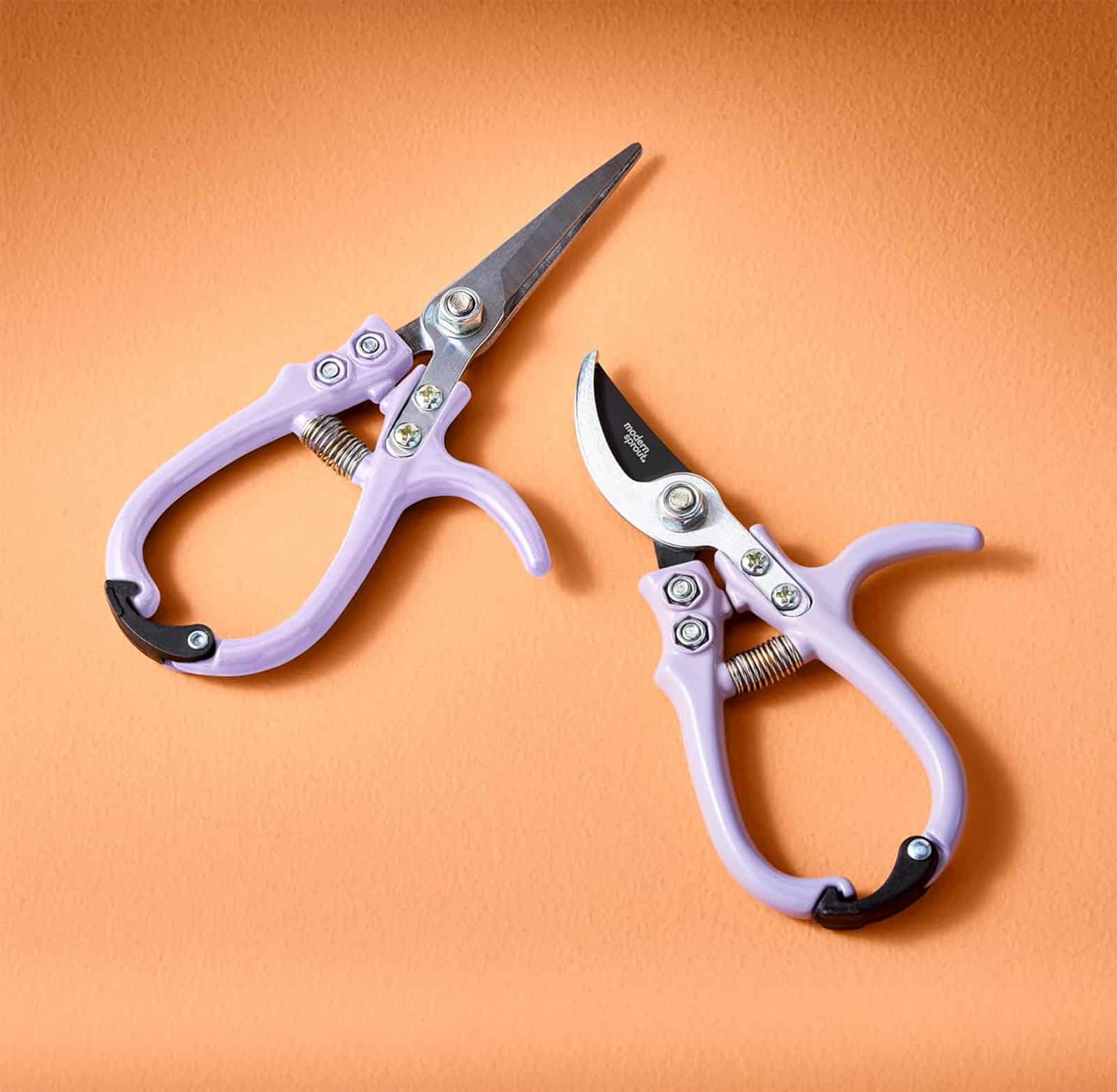 Gardening shears and pruners set