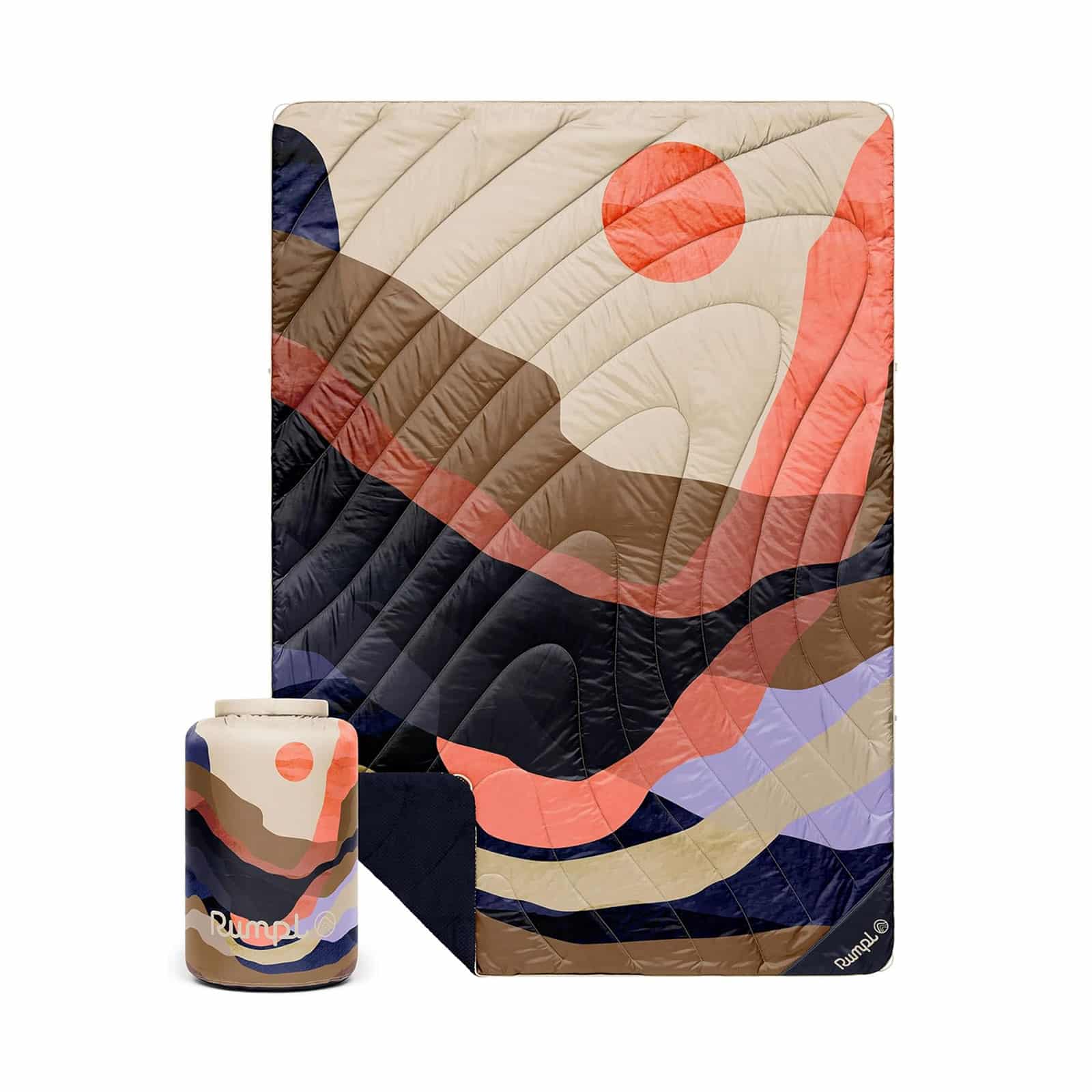 Rumpl puffy fleece blanket